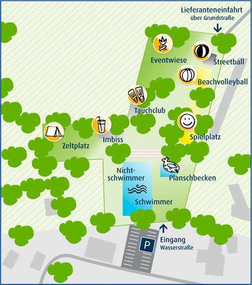 Lageplan Stadtbad Radeberg