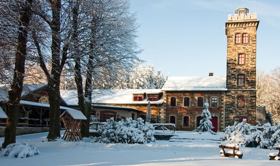 Berggasthof Butterberg im Winter