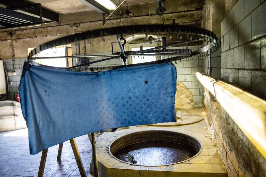 Indigo-Wasserbad zum Färben Blaudruckwerkstatt Pulsnitz